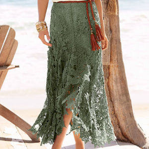 Boston Proper Lace Boho Maxi Skirt - Size 14